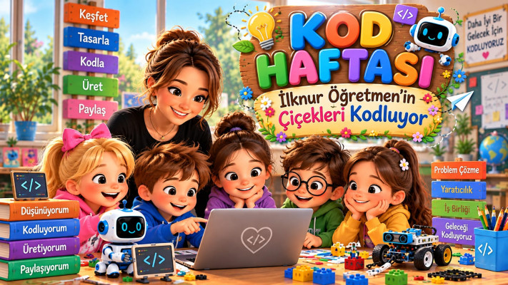 3/A İlknur Öğretmenin Çiçekleri Kodluyor